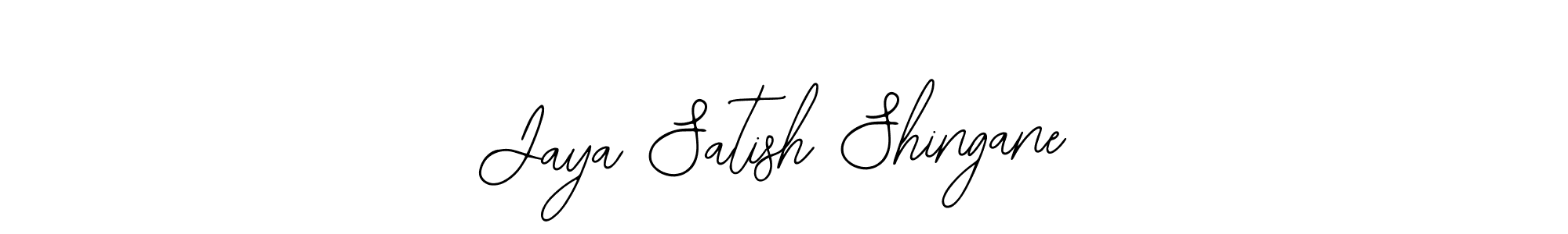 This is the best signature style for the Jaya Satish Shingane name. Also you like these signature font (Bearetta-2O07w). Mix name signature. Jaya Satish Shingane signature style 12 images and pictures png