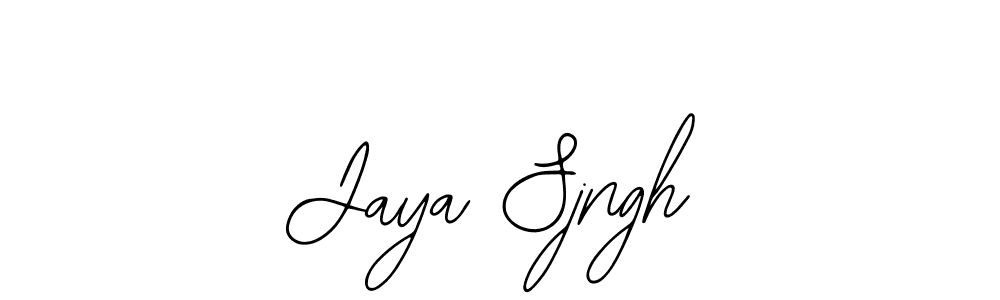 Use a signature maker to create a handwritten signature online. With this signature software, you can design (Bearetta-2O07w) your own signature for name Jaya Sjngh. Jaya Sjngh signature style 12 images and pictures png