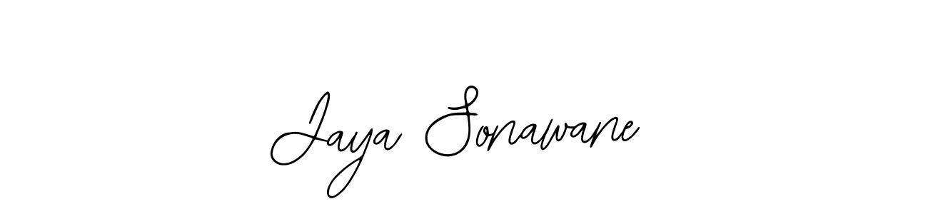 if you are searching for the best signature style for your name Jaya Sonawane. so please give up your signature search. here we have designed multiple signature styles  using Bearetta-2O07w. Jaya Sonawane signature style 12 images and pictures png