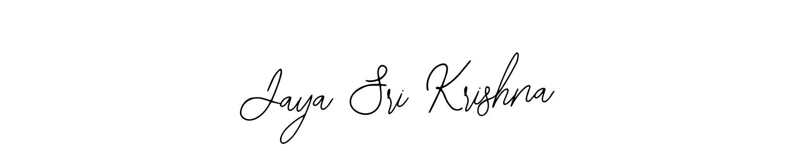 How to make Jaya Sri Krishna signature? Bearetta-2O07w is a professional autograph style. Create handwritten signature for Jaya Sri Krishna name. Jaya Sri Krishna signature style 12 images and pictures png