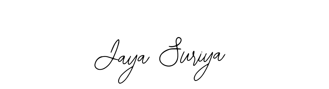 if you are searching for the best signature style for your name Jaya Suriya. so please give up your signature search. here we have designed multiple signature styles  using Bearetta-2O07w. Jaya Suriya signature style 12 images and pictures png