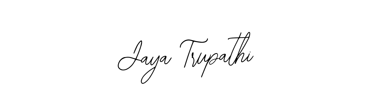 Design your own signature with our free online signature maker. With this signature software, you can create a handwritten (Bearetta-2O07w) signature for name Jaya Trupathi. Jaya Trupathi signature style 12 images and pictures png