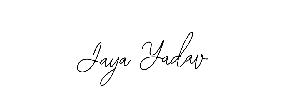 How to make Jaya Yadav signature? Bearetta-2O07w is a professional autograph style. Create handwritten signature for Jaya Yadav name. Jaya Yadav signature style 12 images and pictures png