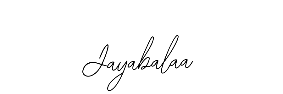 It looks lik you need a new signature style for name Jayabalaa. Design unique handwritten (Bearetta-2O07w) signature with our free signature maker in just a few clicks. Jayabalaa signature style 12 images and pictures png