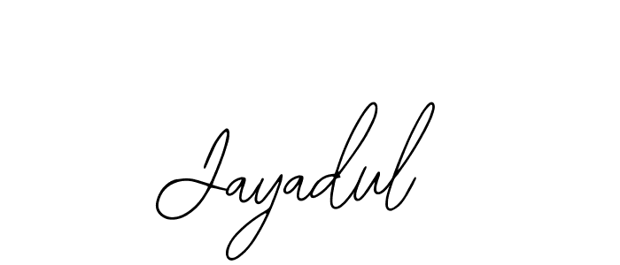 Similarly Bearetta-2O07w is the best handwritten signature design. Signature creator online .You can use it as an online autograph creator for name Jayadul. Jayadul signature style 12 images and pictures png