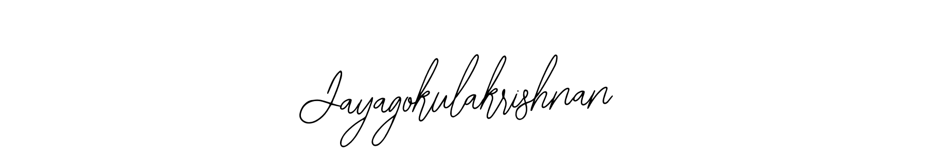 Design your own signature with our free online signature maker. With this signature software, you can create a handwritten (Bearetta-2O07w) signature for name Jayagokulakrishnan. Jayagokulakrishnan signature style 12 images and pictures png