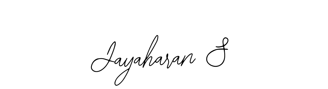 The best way (Bearetta-2O07w) to make a short signature is to pick only two or three words in your name. The name Jayaharan S include a total of six letters. For converting this name. Jayaharan S signature style 12 images and pictures png