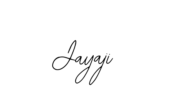 You should practise on your own different ways (Bearetta-2O07w) to write your name (Jayaji) in signature. don't let someone else do it for you. Jayaji signature style 12 images and pictures png