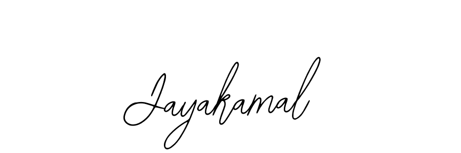 Use a signature maker to create a handwritten signature online. With this signature software, you can design (Bearetta-2O07w) your own signature for name Jayakamal. Jayakamal signature style 12 images and pictures png