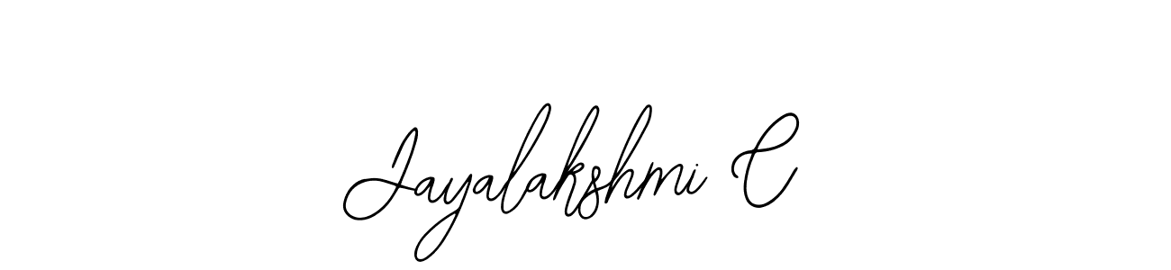 Use a signature maker to create a handwritten signature online. With this signature software, you can design (Bearetta-2O07w) your own signature for name Jayalakshmi C. Jayalakshmi C signature style 12 images and pictures png