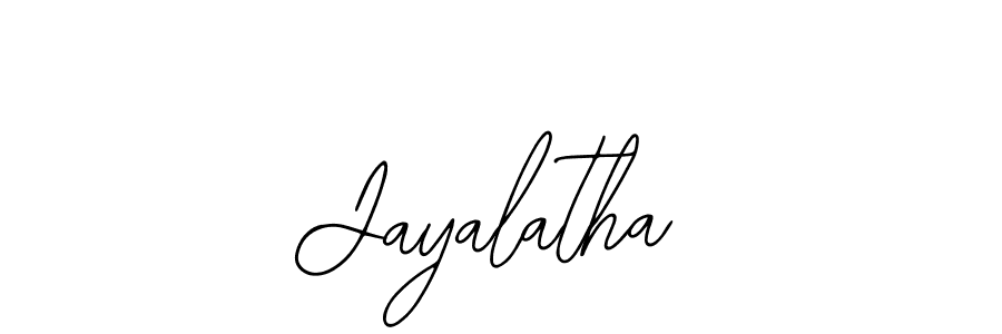 You should practise on your own different ways (Bearetta-2O07w) to write your name (Jayalatha) in signature. don't let someone else do it for you. Jayalatha signature style 12 images and pictures png