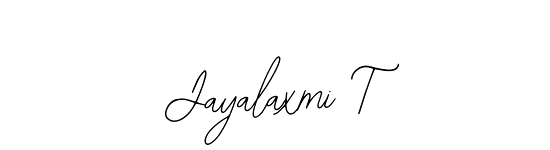 Also You can easily find your signature by using the search form. We will create Jayalaxmi T name handwritten signature images for you free of cost using Bearetta-2O07w sign style. Jayalaxmi T signature style 12 images and pictures png