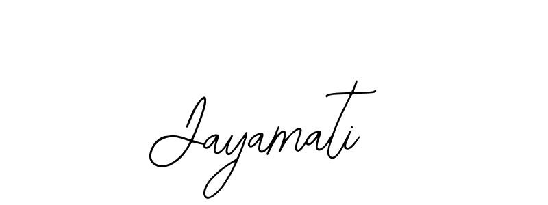 How to make Jayamati name signature. Use Bearetta-2O07w style for creating short signs online. This is the latest handwritten sign. Jayamati signature style 12 images and pictures png