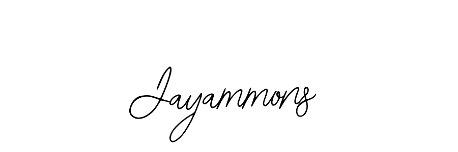You should practise on your own different ways (Bearetta-2O07w) to write your name (Jayammons) in signature. don't let someone else do it for you. Jayammons signature style 12 images and pictures png