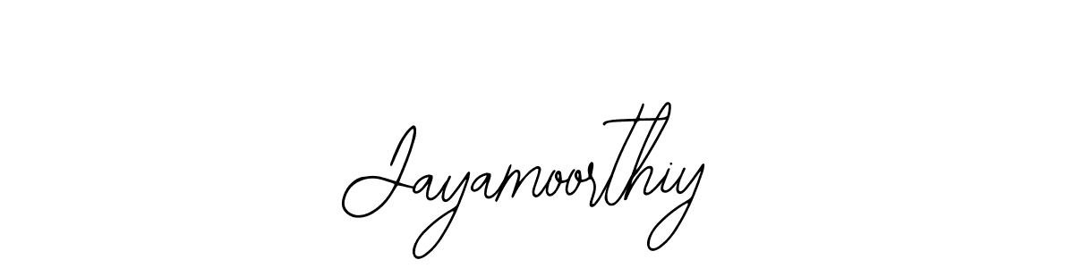 How to make Jayamoorthiy name signature. Use Bearetta-2O07w style for creating short signs online. This is the latest handwritten sign. Jayamoorthiy signature style 12 images and pictures png