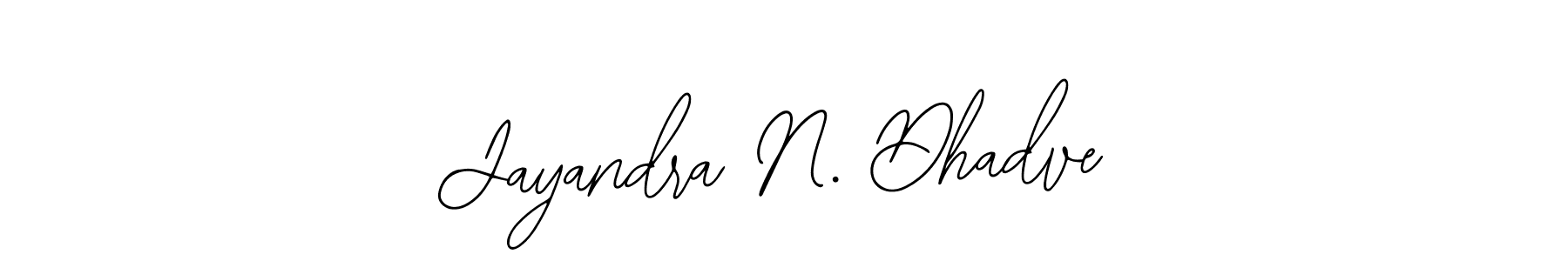 Create a beautiful signature design for name Jayandra N. Dhadve. With this signature (Bearetta-2O07w) fonts, you can make a handwritten signature for free. Jayandra N. Dhadve signature style 12 images and pictures png