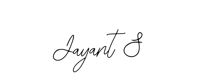 You can use this online signature creator to create a handwritten signature for the name Jayant S. This is the best online autograph maker. Jayant S signature style 12 images and pictures png
