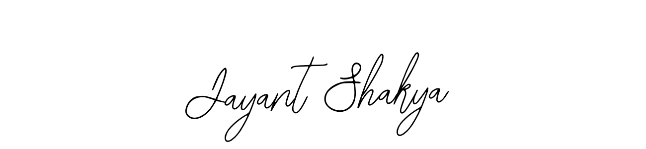 Use a signature maker to create a handwritten signature online. With this signature software, you can design (Bearetta-2O07w) your own signature for name Jayant Shakya. Jayant Shakya signature style 12 images and pictures png