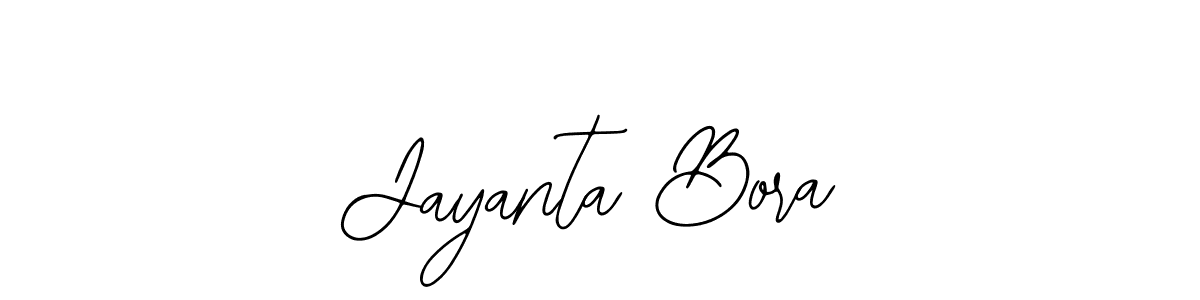 How to make Jayanta Bora name signature. Use Bearetta-2O07w style for creating short signs online. This is the latest handwritten sign. Jayanta Bora signature style 12 images and pictures png