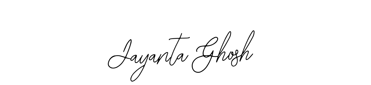 You should practise on your own different ways (Bearetta-2O07w) to write your name (Jayanta Ghosh) in signature. don't let someone else do it for you. Jayanta Ghosh signature style 12 images and pictures png