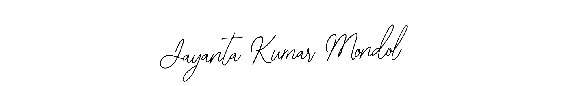 The best way (Bearetta-2O07w) to make a short signature is to pick only two or three words in your name. The name Jayanta Kumar Mondol include a total of six letters. For converting this name. Jayanta Kumar Mondol signature style 12 images and pictures png