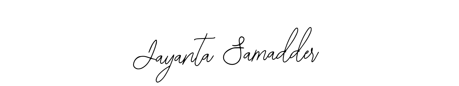 Make a beautiful signature design for name Jayanta Samadder. Use this online signature maker to create a handwritten signature for free. Jayanta Samadder signature style 12 images and pictures png