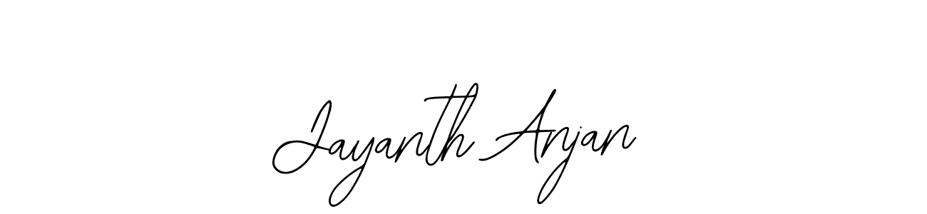 Create a beautiful signature design for name Jayanth Anjan. With this signature (Bearetta-2O07w) fonts, you can make a handwritten signature for free. Jayanth Anjan signature style 12 images and pictures png