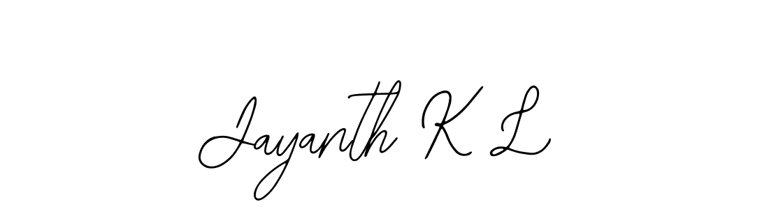 Also You can easily find your signature by using the search form. We will create Jayanth K L name handwritten signature images for you free of cost using Bearetta-2O07w sign style. Jayanth K L signature style 12 images and pictures png