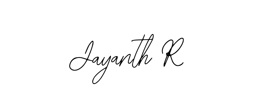 Jayanth R stylish signature style. Best Handwritten Sign (Bearetta-2O07w) for my name. Handwritten Signature Collection Ideas for my name Jayanth R. Jayanth R signature style 12 images and pictures png