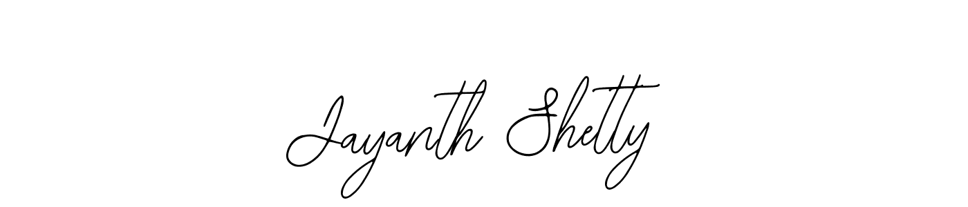 How to make Jayanth Shetty name signature. Use Bearetta-2O07w style for creating short signs online. This is the latest handwritten sign. Jayanth Shetty signature style 12 images and pictures png