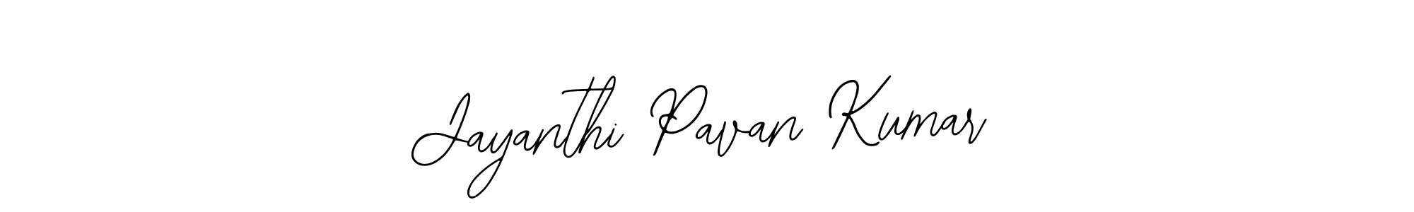 Design your own signature with our free online signature maker. With this signature software, you can create a handwritten (Bearetta-2O07w) signature for name Jayanthi Pavan Kumar. Jayanthi Pavan Kumar signature style 12 images and pictures png