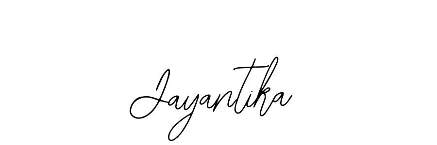 Similarly Bearetta-2O07w is the best handwritten signature design. Signature creator online .You can use it as an online autograph creator for name Jayantika. Jayantika signature style 12 images and pictures png