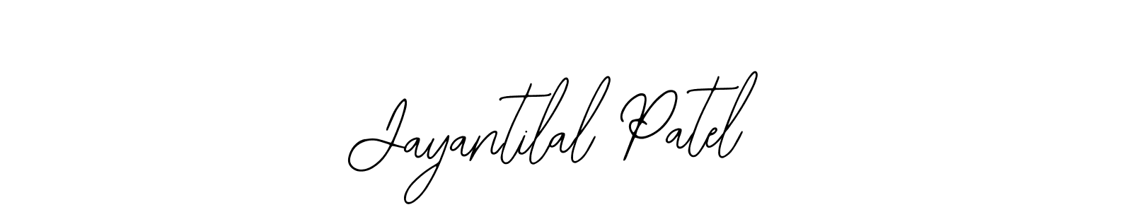 Use a signature maker to create a handwritten signature online. With this signature software, you can design (Bearetta-2O07w) your own signature for name Jayantilal Patel. Jayantilal Patel signature style 12 images and pictures png