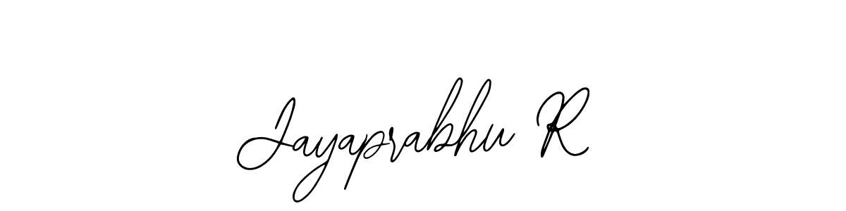 You can use this online signature creator to create a handwritten signature for the name Jayaprabhu R. This is the best online autograph maker. Jayaprabhu R signature style 12 images and pictures png