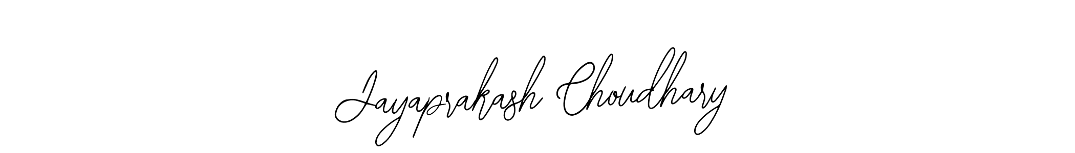 It looks lik you need a new signature style for name Jayaprakash Choudhary. Design unique handwritten (Bearetta-2O07w) signature with our free signature maker in just a few clicks. Jayaprakash Choudhary signature style 12 images and pictures png