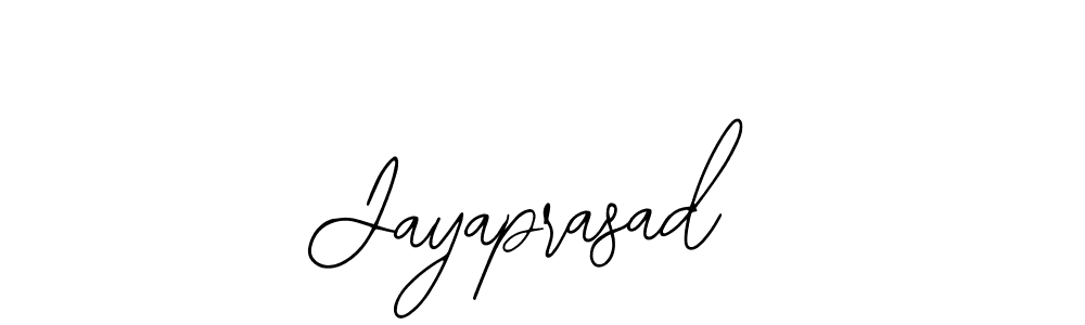 Use a signature maker to create a handwritten signature online. With this signature software, you can design (Bearetta-2O07w) your own signature for name Jayaprasad. Jayaprasad signature style 12 images and pictures png