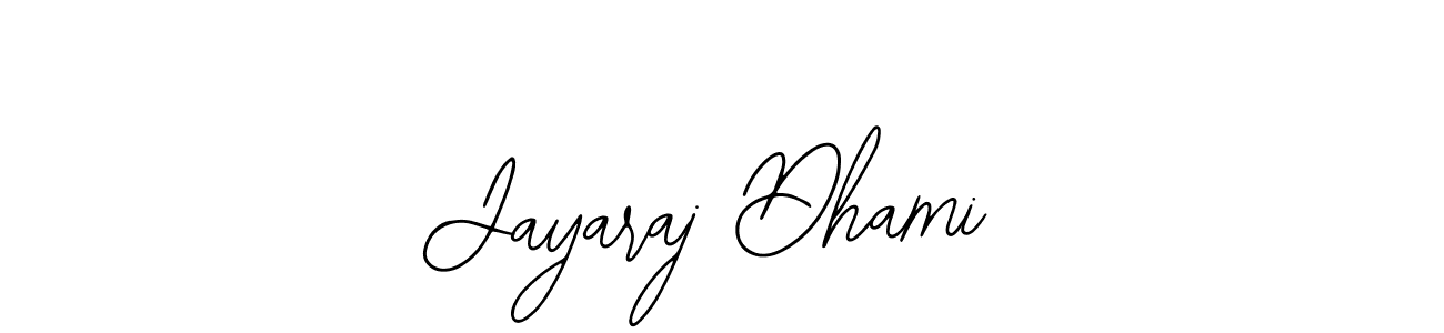 How to make Jayaraj Dhami name signature. Use Bearetta-2O07w style for creating short signs online. This is the latest handwritten sign. Jayaraj Dhami signature style 12 images and pictures png