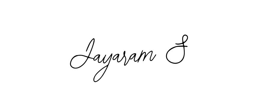 You should practise on your own different ways (Bearetta-2O07w) to write your name (Jayaram S) in signature. don't let someone else do it for you. Jayaram S signature style 12 images and pictures png