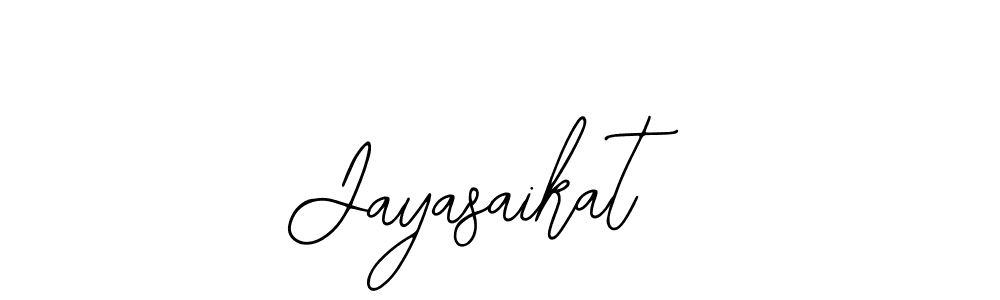 Also You can easily find your signature by using the search form. We will create Jayasaikat name handwritten signature images for you free of cost using Bearetta-2O07w sign style. Jayasaikat signature style 12 images and pictures png