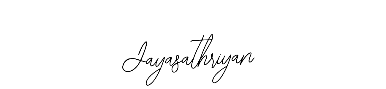 Design your own signature with our free online signature maker. With this signature software, you can create a handwritten (Bearetta-2O07w) signature for name Jayasathriyan. Jayasathriyan signature style 12 images and pictures png