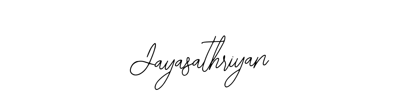 Design your own signature with our free online signature maker. With this signature software, you can create a handwritten (Bearetta-2O07w) signature for name Jayasathriyan. Jayasathriyan signature style 12 images and pictures png