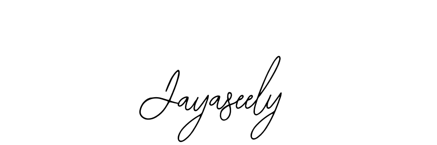 Similarly Bearetta-2O07w is the best handwritten signature design. Signature creator online .You can use it as an online autograph creator for name Jayaseely. Jayaseely signature style 12 images and pictures png