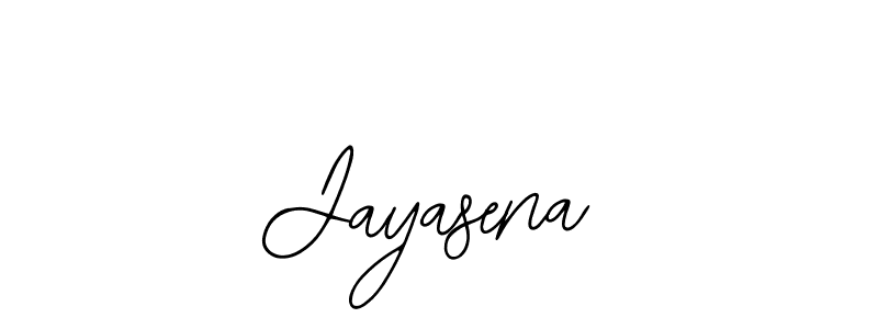 How to make Jayasena name signature. Use Bearetta-2O07w style for creating short signs online. This is the latest handwritten sign. Jayasena signature style 12 images and pictures png