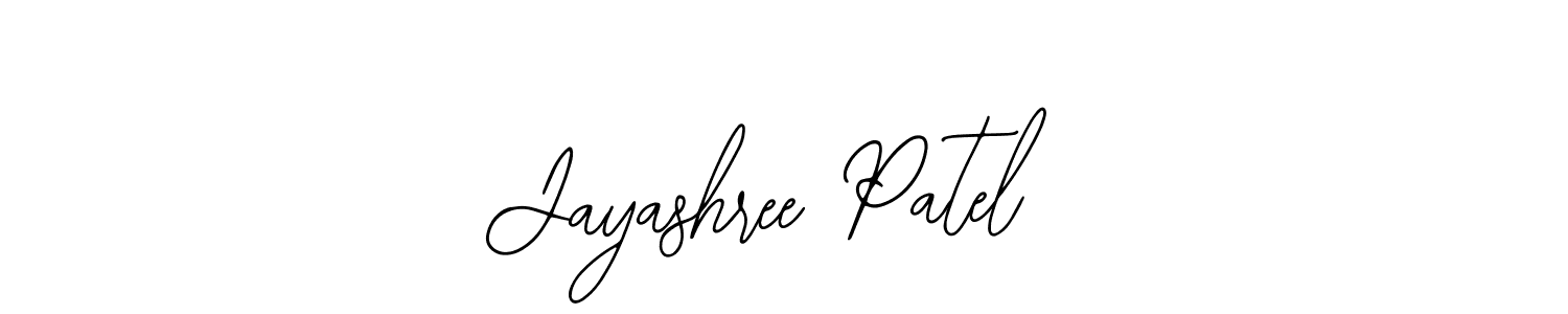 Use a signature maker to create a handwritten signature online. With this signature software, you can design (Bearetta-2O07w) your own signature for name Jayashree Patel. Jayashree Patel signature style 12 images and pictures png