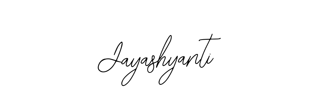 Use a signature maker to create a handwritten signature online. With this signature software, you can design (Bearetta-2O07w) your own signature for name Jayashyanti. Jayashyanti signature style 12 images and pictures png