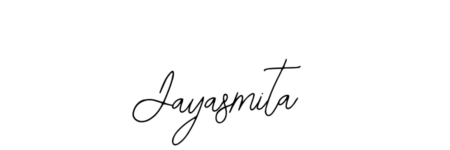 if you are searching for the best signature style for your name Jayasmita. so please give up your signature search. here we have designed multiple signature styles  using Bearetta-2O07w. Jayasmita signature style 12 images and pictures png