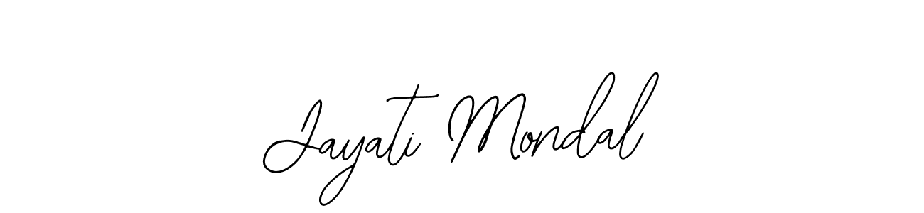 You should practise on your own different ways (Bearetta-2O07w) to write your name (Jayati Mondal) in signature. don't let someone else do it for you. Jayati Mondal signature style 12 images and pictures png