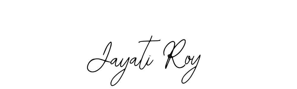 Bearetta-2O07w is a professional signature style that is perfect for those who want to add a touch of class to their signature. It is also a great choice for those who want to make their signature more unique. Get Jayati Roy name to fancy signature for free. Jayati Roy signature style 12 images and pictures png