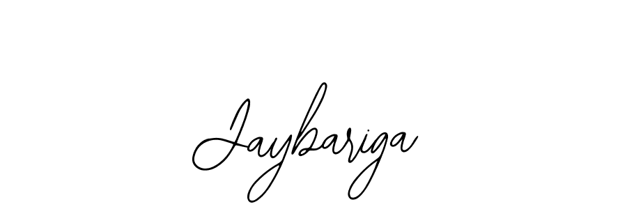 Make a beautiful signature design for name Jaybariga. With this signature (Bearetta-2O07w) style, you can create a handwritten signature for free. Jaybariga signature style 12 images and pictures png