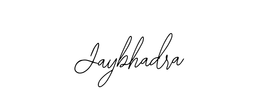 Design your own signature with our free online signature maker. With this signature software, you can create a handwritten (Bearetta-2O07w) signature for name Jaybhadra. Jaybhadra signature style 12 images and pictures png